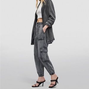 Allsaints Frieda cargo denim